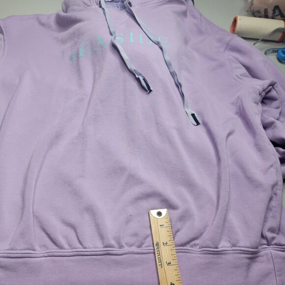 Stateside Sweatshirt Med Lavender SEASIDE Hoodie Women’s USA Soft Fleece - Picture 12 of 17